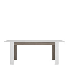 Load image into Gallery viewer, Chelsea Living Extending White Dining Table with a Truffle Oak Trim