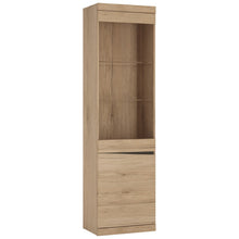 Load image into Gallery viewer, Kensington Tall Narrow 2 Door Glazed Display Cabinet (Left Hand)