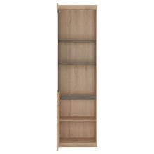 Load image into Gallery viewer, Kensington Tall Narrow 2 Door Glazed Display Cabinet (Left Hand)