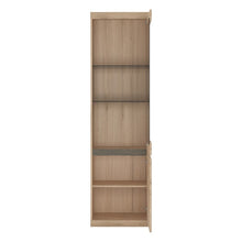 Load image into Gallery viewer, Kensington Tall Narrow 2 Door Glazed Display Cabinet (Right Hand)