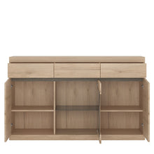 Load image into Gallery viewer, Kensington 3 Door 3 Drawer Glazed Sideboard