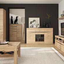 Load image into Gallery viewer, Kensington 3 Door 3 Drawer Glazed Sideboard