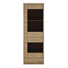 Load image into Gallery viewer, Shetland 1 Door 1 Drawer Narrow Glazed Display Cabinet