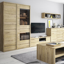Load image into Gallery viewer, Shetland 1 Door 1 Drawer Narrow Glazed Display Cabinet
