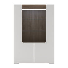 Load image into Gallery viewer, Toronto Low Glazed 2 Door Display Cabinet with Internal Shelves and Plexi Lighting