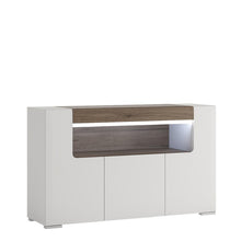 Load image into Gallery viewer, Toronto 3 Door Sideboard with Open Shelving and Plexi Lighting