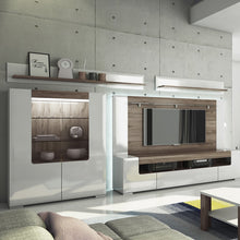 Load image into Gallery viewer, Toronto Low Glazed 2 Door Display Cabinet with Internal Shelves and Plexi Lighting