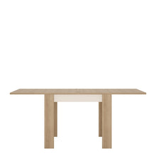 Load image into Gallery viewer, Lyon Riviera Oak/White High Gloss Small Extending Dining Table
