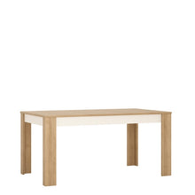 Load image into Gallery viewer, Lyon Riviera Oak/White High Gloss Large Extending Dining Table