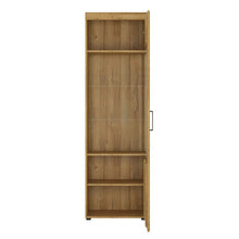 Load image into Gallery viewer, Cortina Grandson Oak Tall Glazed Display Cabinet (Right Hand)