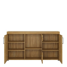 Load image into Gallery viewer, Cortina Grandson Oak 3 Door Glazed Sideboard