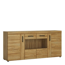 Load image into Gallery viewer, Cortina Grandson Oak 4 Door Wide Glazed Sideboard