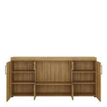 Load image into Gallery viewer, Cortina Grandson Oak 4 Door Wide Glazed Sideboard