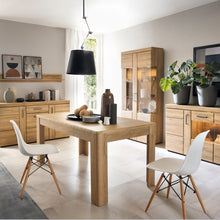 Load image into Gallery viewer, Cortina Grandson Oak Tall Wide 2 Door Glazed Display Cabinet