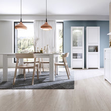 Load image into Gallery viewer, Novi Alpine White Extending Dining Table