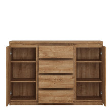 Load image into Gallery viewer, Fribo 2 Door 4 Drawer Oak Sideboard