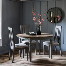 Load image into Gallery viewer, Cookham Grey Round Extending Dining Table
