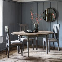 Load image into Gallery viewer, Cookham Grey Round Extending Dining Table