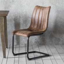 Load image into Gallery viewer, Edington Brown Dining Chairs (Pair)