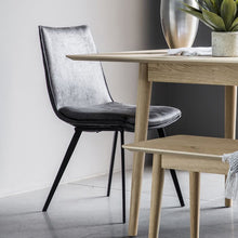Load image into Gallery viewer, Hinks Grey Dining Chairs (Pair)