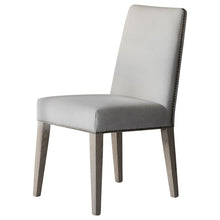 Load image into Gallery viewer, Rex Cement Linen Dining Chairs (Pair)