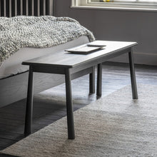 Load image into Gallery viewer, Wycombe Black Dining Bench