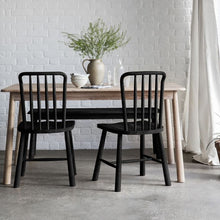 Load image into Gallery viewer, Wycombe Black Dining Bench