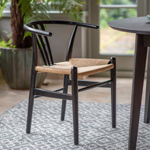 Load image into Gallery viewer, Whitley Black Dining Chairs (Pair)