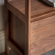 Load image into Gallery viewer, Madrid Walnut Open Display Cabinet