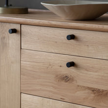 Load image into Gallery viewer, Kingham Oak 2 Door  3 Drawer Sideboard