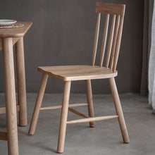 Load image into Gallery viewer, Kingham Oak Dining Chairs (Pair)