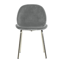 Load image into Gallery viewer, Flanagan Light Grey Velvet Dining Chairs (Pair)