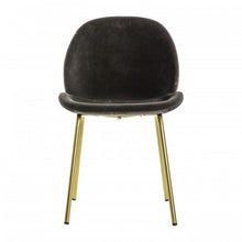 Load image into Gallery viewer, Flanagan Chocolate Brown Velvet Dining Chairs (Pair)