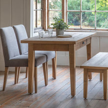 Load image into Gallery viewer, Elveden 1 Drawer Dining Table