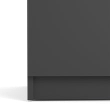 Load image into Gallery viewer, Naia Black Matt 1 Drawer 2 Doors Sideboard
