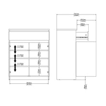 Load image into Gallery viewer, Naia Black Matt 1 Drawer 2 Doors Sideboard