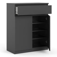 Load image into Gallery viewer, Naia Black Matt 1 Drawer 2 Doors Sideboard