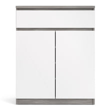 Load image into Gallery viewer, Naia Concrete/White High Gloss 1 Drawer 2 Doors Sideboard