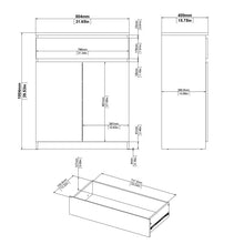 Load image into Gallery viewer, Naia Jackson Hickory Oak 1 Drawer 2 Doors Sideboard