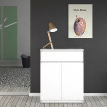 Load image into Gallery viewer, Naia White High Gloss 1 Drawer 2 Doors Sideboard