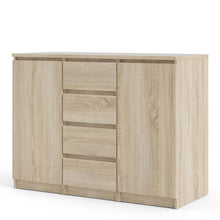 Load image into Gallery viewer, Naia Oak Structure 4 Drawers 2 Doors Sideboard