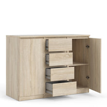 Load image into Gallery viewer, Naia Oak Structure 4 Drawers 2 Doors Sideboard