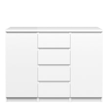 Load image into Gallery viewer, Naia White High Gloss 4 Drawers 2 Doors Sideboard