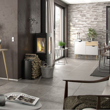 Load image into Gallery viewer, Oslo White and Oak Small 1 Drawer 2 Doors Sideboard