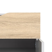 Load image into Gallery viewer, Oslo White and Oak Small 1 Drawer 2 Doors Sideboard
