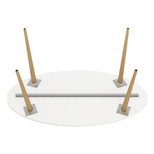 Load image into Gallery viewer, Oslo White and Oak Large Dining Table