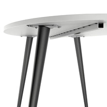 Load image into Gallery viewer, Oslo White and Black Matt Large Dining Table