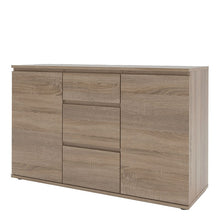 Load image into Gallery viewer, Nova Truffle Oak 3 Drawers 2 Doors Sideboard