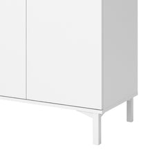 Load image into Gallery viewer, Roomers White/Oak 3 Drawers 3 Doors Sideboard