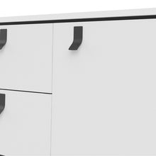 Load image into Gallery viewer, Ry Matt White 2 Doors Drawers Sideboard